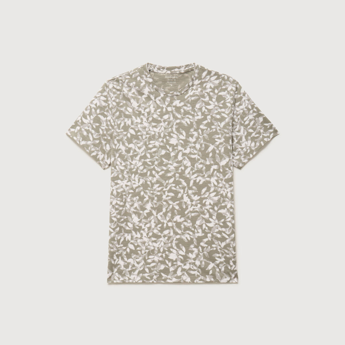 T-shirt manches courtes vert kaki homme