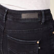 Jeans skinny taille haute denim blue black femme