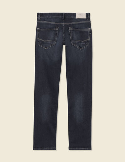 Jeans éco-responsable straight denim brut homme