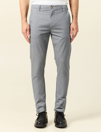Pantalon slim Instinct chino gris homme