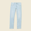 Jeans straight denim snow bleach homme