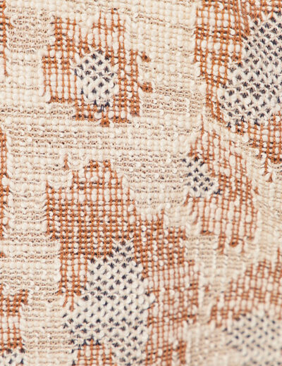 Bermuda droit taille nouée beige homme