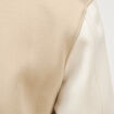Sweat manches longues brod&eacute; beige homme