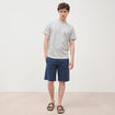 Short bleu fonc&eacute; homme