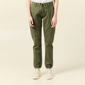 pantalon cargo battle 78eme vert kaki femme Pantalon cargo battle 7/8ème vert kaki femme