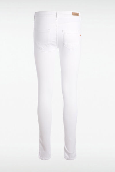 Jeans Lou - jegging blanc femme