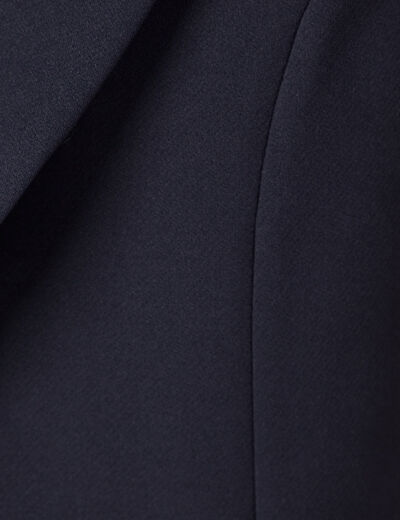Veste blazer sans manches bleu marine femme