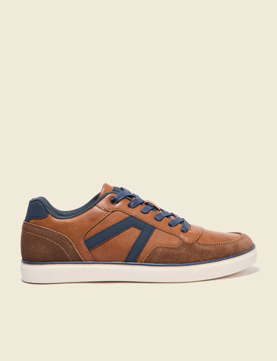 Sneakers marron foncé homme