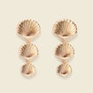 Boucles d'oreilles couleur or femme
