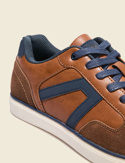 Sneakers marron foncé homme