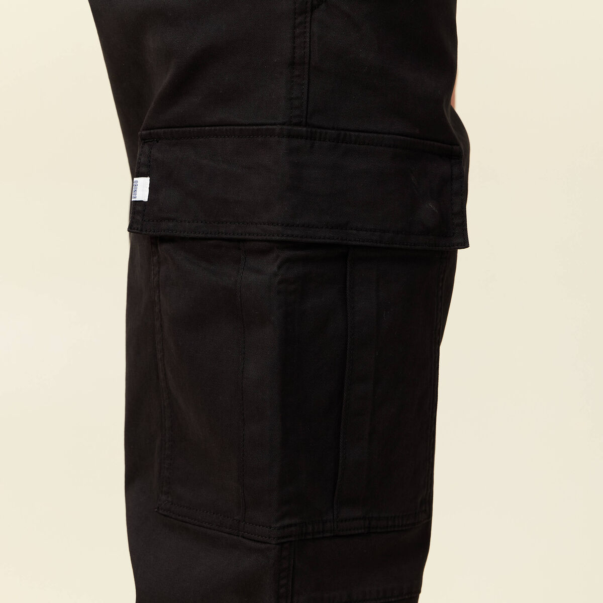 Cargo battle longueur 32 noir homme