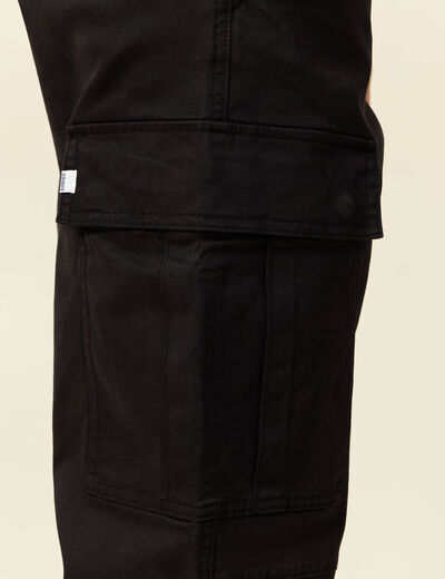 Cargo battle longueur 32 noir homme