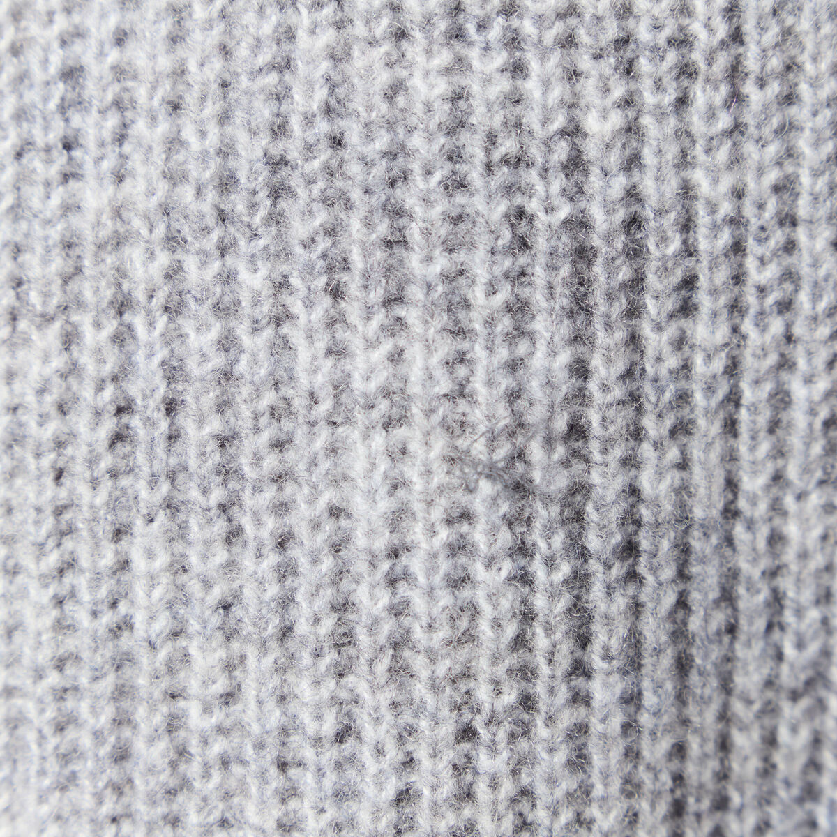 Pull manches longues gris clair femme