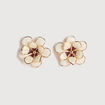 Boucles d'oreilles ivoire femme