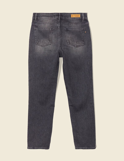 Jeans slim 7/8ème denim gris femme