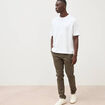 Pantalon chino slim taupe homme