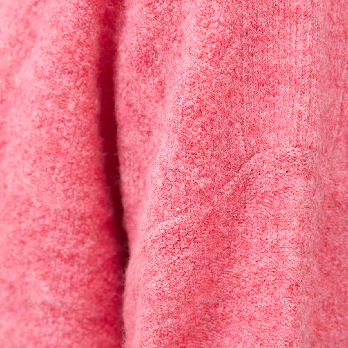 Pull manches longues col bateau vieux rose femme
