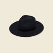 Chapeau en laine noir femme