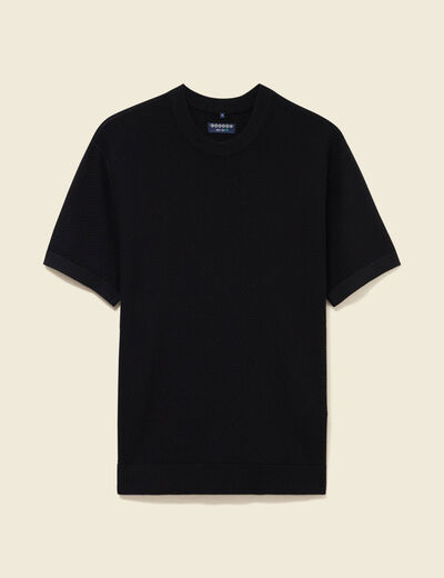 T-shirt en coton noir homme