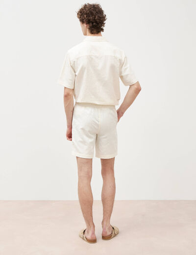 Bermuda ecru homme