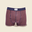 Lot 2 boxers marron cognac homme