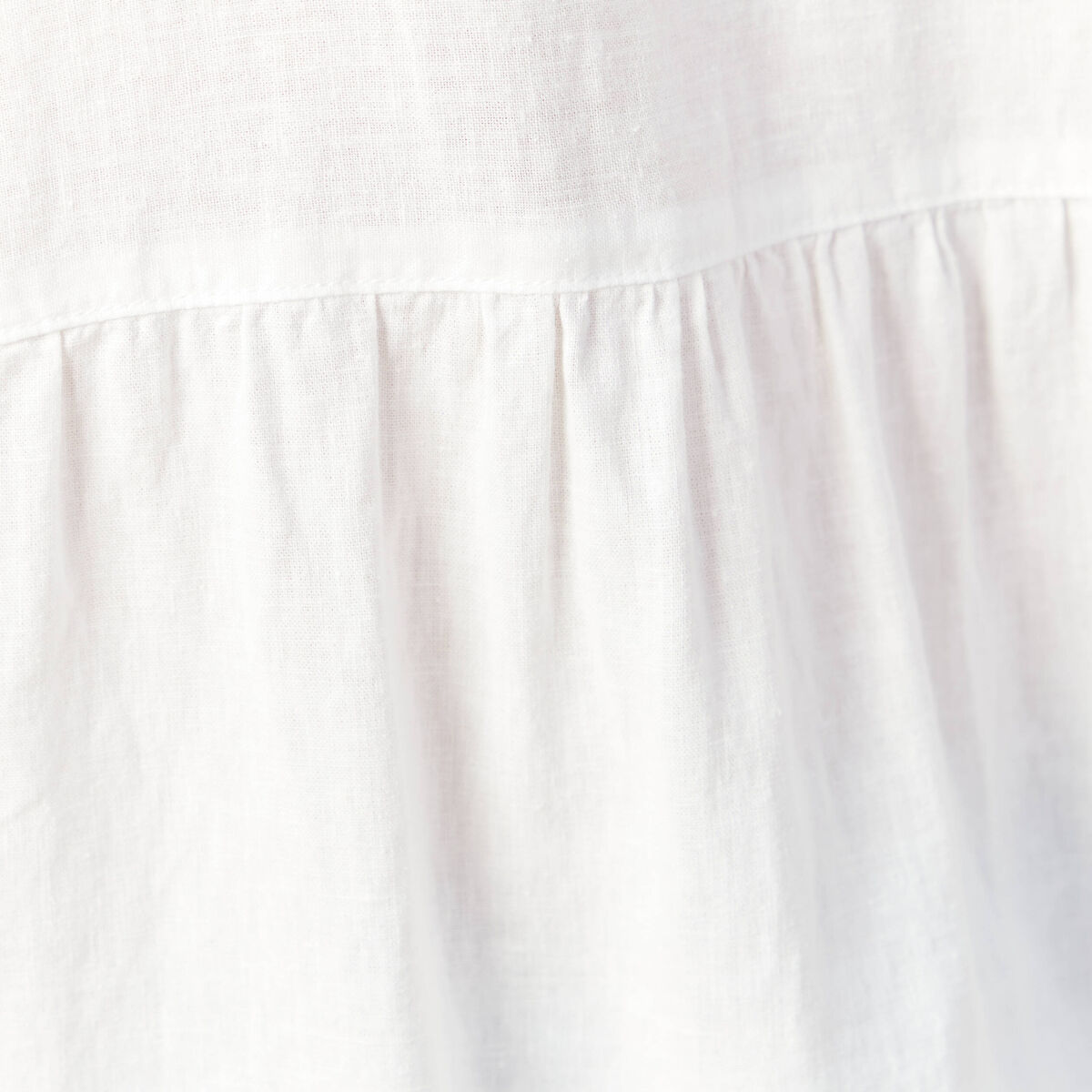 Chemise manches longues ecru femme