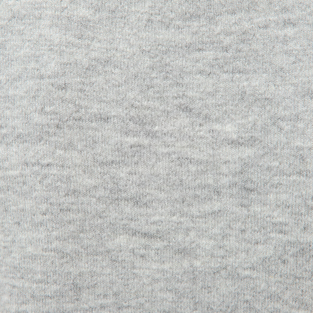 Pull droit court sans manches col rond gris femme