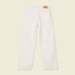 Jeans loose 5 poches denim blanc homme
