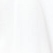 T-shirt droit court col V en coton blanc femme