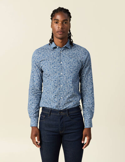 Chemise bleu marine homme