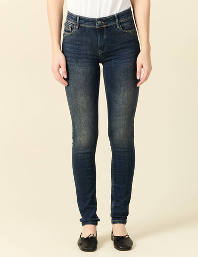 Jeans Marylin - skinny push up denim brut femme