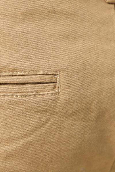 Short à ceinture vert kaki homme