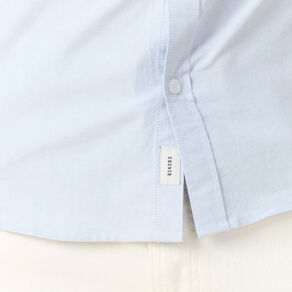 Chemise manches longues bleu clair homme