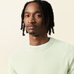 Pull éco-responsable vert clair homme