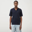 Polo manches courtes bleu marine homme