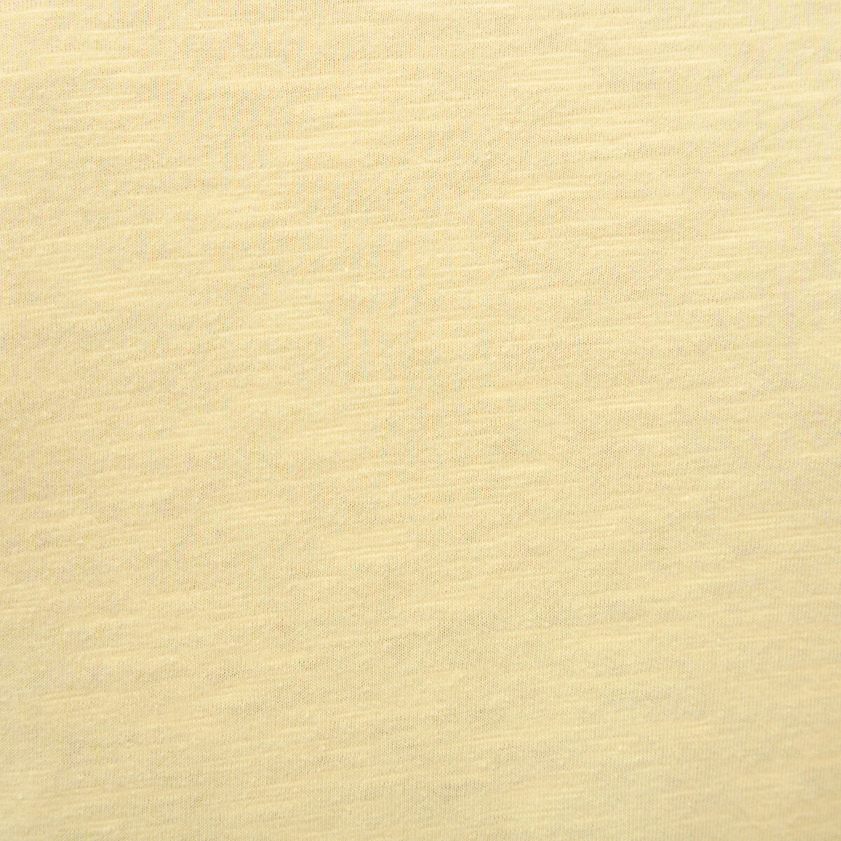 T-shirt manches courtes jaune pastel femme
