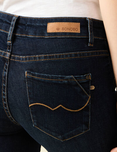Jeans Vanessa - slim taille basse 7/8ème denim brut femme