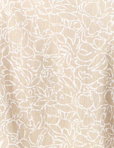 Chemise manches courtes beige homme