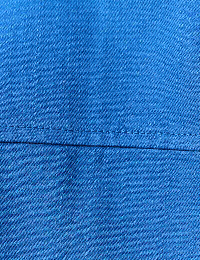 Surchemise oversize bleu roi homme