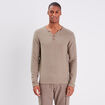 Pull manches longues vert kaki homme