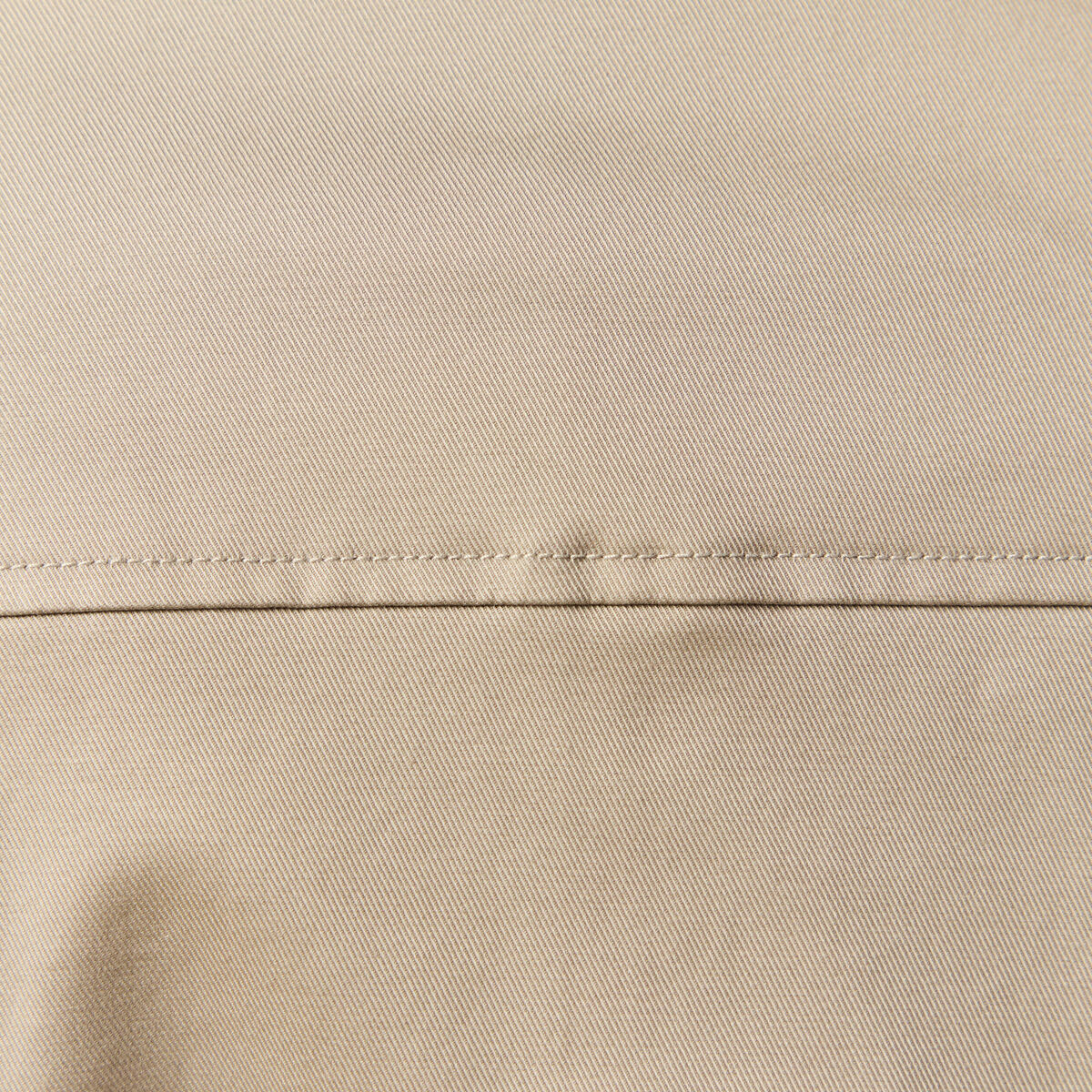 Blouson manches longues doubl&eacute; taupe homme