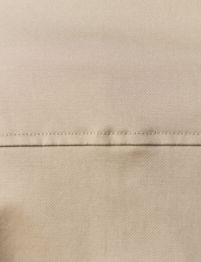 Blouson manches longues doubl&eacute; taupe homme