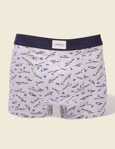 Lot 2 boxers bleu marine homme