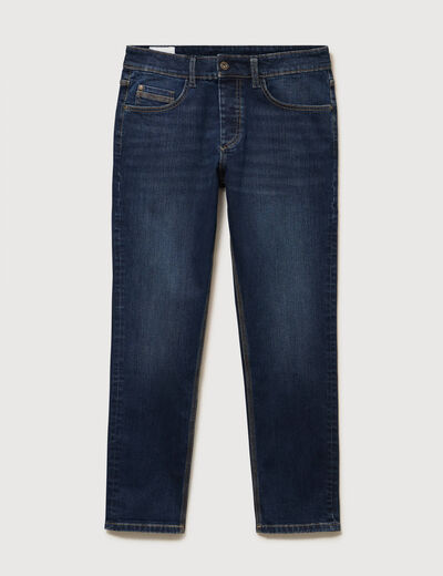 Jeans straight longueur 30 denim brut homme