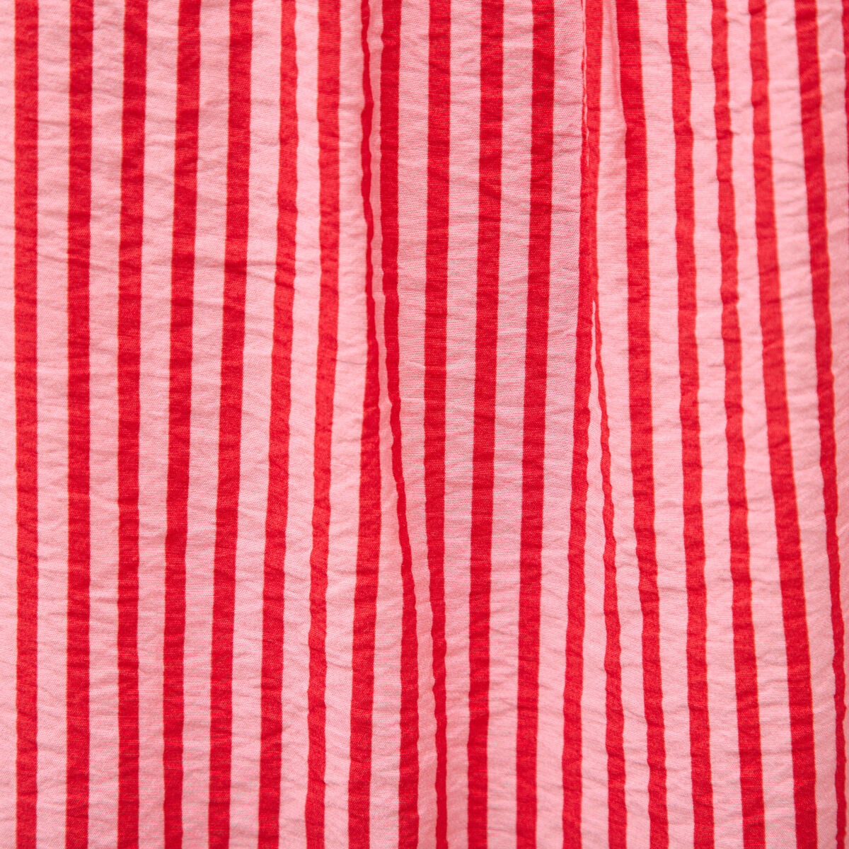 Top droit manches courtes rouge femme