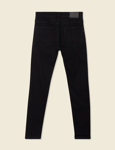 Jeans skinny tapered denim noir homme