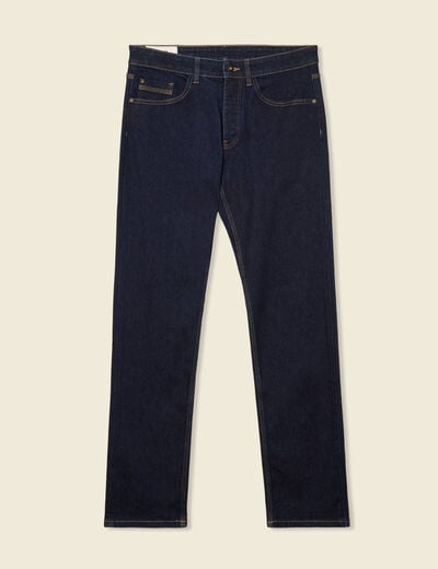 Jeans regular longueur 34 denim brut clean homme