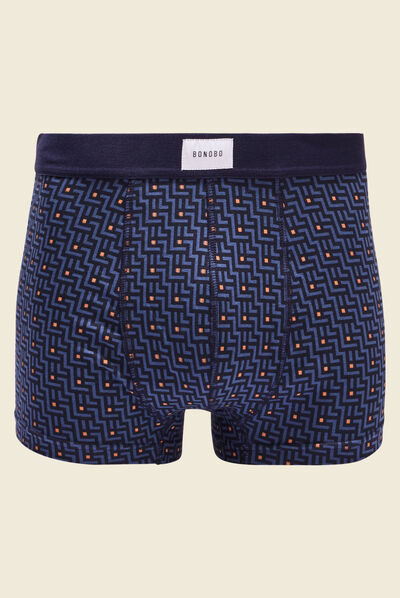 Lot 2 boxers marron homme