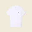 Polo manches courtes blanc homme