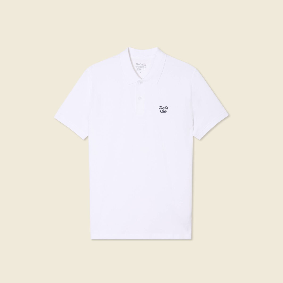 Polo manches courtes blanc homme